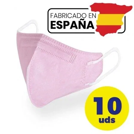 Mascarillas FFP2 Pintado And Co M99 Pack 10 uds en bolsa individual/ Rosa Mascarillas FFP2 Pintado And Co M99 Pack 10 uds en bolsa individual/ Rosa
